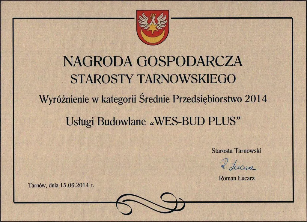 nagroda gospodarcza
